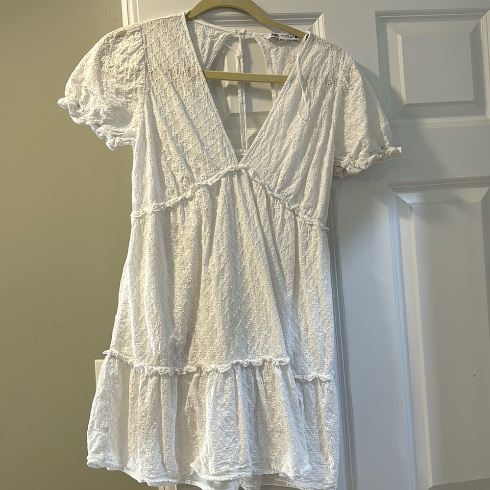 Zara white dress